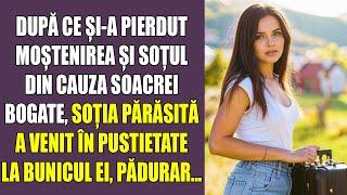 După ce și-a pierdut moștenirea și soțul din cauza soacrei bogate, soția părăsită a venit în pustie