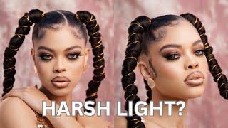 Beauty Photography In Extremely Harsh Light | Behind The Scenes