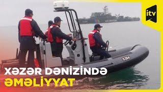 Xəzərdə partlayıcı vasitələrdən istifadə edərək balıq ovlayan şəxslər saxlanılıb