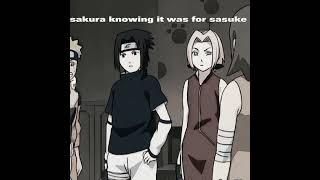 Sakura knows everything about girls  #naruto #sakura #sasuke