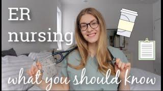 ER NURSING // what to expect