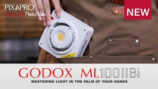 GODOX ML100BI Super-Compact 120w LED Light - Mastering Light in the Palm Of Your Hands