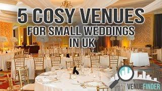 5 Cosy Venues for Small Weddings in UK - My Venue Finder