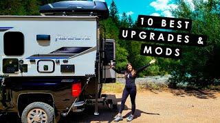 10 BEST TRUCK CAMPER Upgrades, Modifications & Accessories