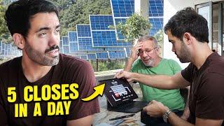 Carlos Sells 5 Deals In a Day - How to Sell Solar Better