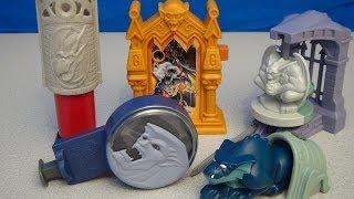 DISNEY'S GARGOYLES 1995 BURGER KING KID'S CLUB TOY COLLECTION VIDEO REVIEW