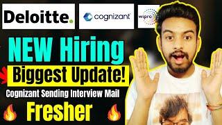 Deloitte Biggest Hiring | Cognizant, Wipro Hiring Update | OFF Campus Drive For 2025, 2024 Batch