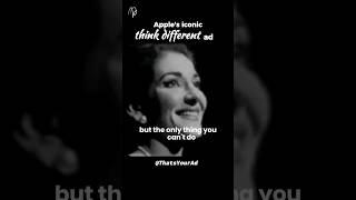 Apple iconic "Think Different" ad | Best advertisement ever #thinkdifferent