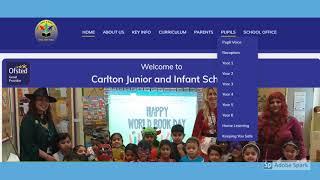 A guide to our Website at Carlton Junior and Infant School Dewsbury