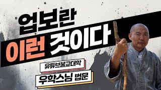 [불교] 우학스님 생활법문 (업보란 이런 것이다)