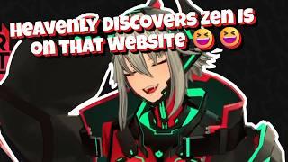 Heavenly Finds Out That Zen Has Multiple Pages on that Website ~ Zentreya 