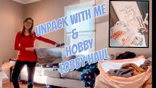 Unpack with Me// Hobby Lobby Haul