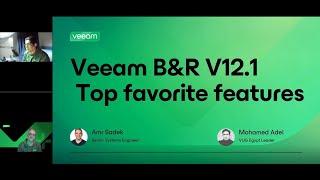 VUG Egypt: Veeam Backup & Replication V12.1 - Top favorite features (العربية)