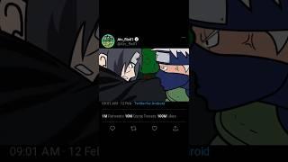 ITACHI VS KAKASHI #naruto #narutoshippuden #itachi #kakashi #funny #animation #parody #foryou #fyp