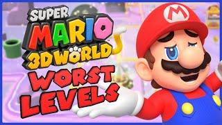 Top 10 WORST Super Mario 3D WORLD Levels !