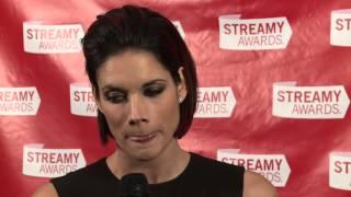 Missy Peregrym - Backstage Interview - Streamy Awards 2013