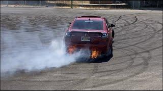 2009 Pontiac G8 GXP 800+ WHP spitting flames while shredding tires!