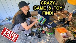 Spent $600 at a Yard Sale on Video Games & Toys!