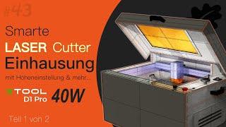 Smarte Laser Cutter Einhausung mit Höheneinstellung, Absaugung & mehr - xTool D1 Pro - Teil 1/2