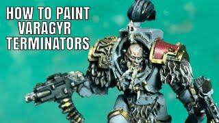 How to Paint Varagyr Terminators - Space Wolves - Warhammer 30k Horus Heresy