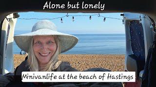 Alone but not lonely: Sleeping in my minivan at the beach of amazing Hastings and exploring the town