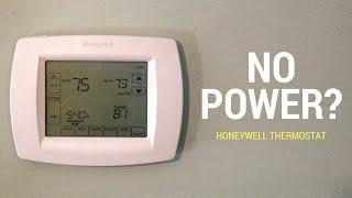 No power to Honeywell thermostat? Here's a fix.