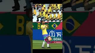 Neymar Jr beautiful goal and dance #viral #ytshorts #fifa #football #neymar #messi #ronaldo #dance