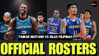 TAIWAN MUSTANGS LINE UP KONTRA SA GILAS PILIPINAS