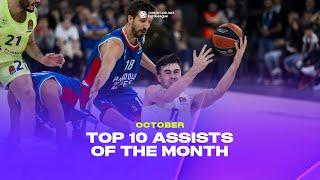 Top 10 Assists | When Vision Meets Victory | October | 2024-25 Turkish Airlines EuroLeague