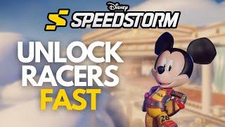 How to Unlock Racers as FAST as Possible in Disney Speedstorm