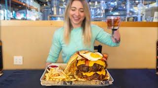 50/50 Belly Buster Burger Challenge
