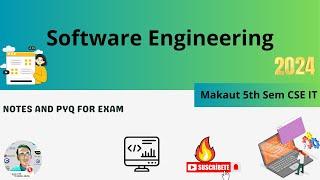 Software Engineering Exam Notes and PYQ▶️Makaut #makaut #software #itjobs #india #exam #engineering