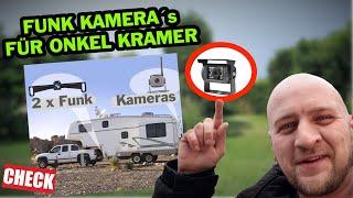  Funk Rückfahrkamera mit 2 Kameras Test Camper und Wohnwagen