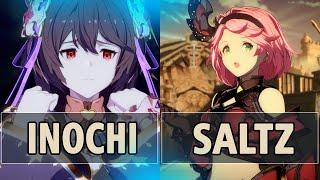 GBVSR:Inochi (Nier) Vs Saltz (Djeeta)| High Level Gameplay.