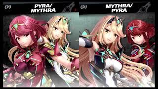 Super Smash Bros Ultimate Amiibo Fights  – Pyra & Mythra #5 Pyra vs Mythra