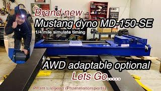 Mustang dyno MD-150-se awd adaptable optional finally arrive || Pham’s Legend