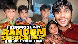 I SURPRISED MY RANDOM SUBSCRIBERS | SAB KO TREAT DEYDI  | CUTE KIDS 