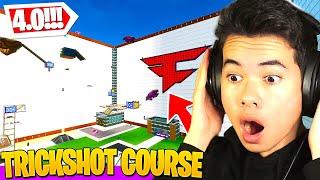 TRICKSHOT COURSE 4.0 MAP CODE RELEASE!! - FaZe Kaz #KazTS