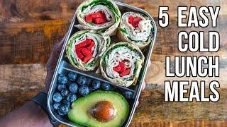 5 Easy Cold Lunches / 5 Comidas que Se Pueden Comer en Frío