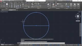 How to use circle command in AutoCAD.