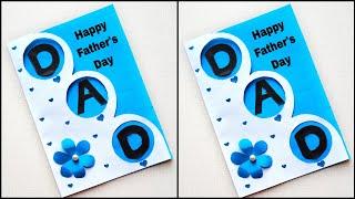 Beautiful Happy Father's Easy Card 2024 // Happy birthday card for dad #card #fathersday