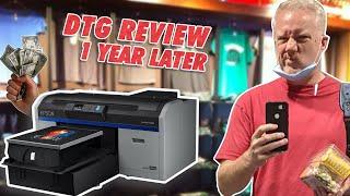 DTG 1 Year Review Epson F2100 Direct To Garment