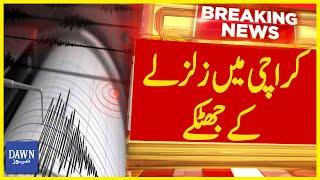 Fear Grips Karachi as Strong Earthquake Shocks Felt in Karachi | Breaking News | Dawn News