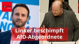 Linker nennt AfD-Abgeordnete „menschliche Arschlöcher“