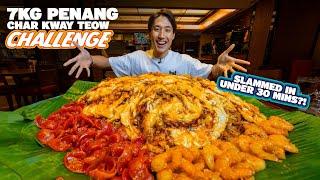 INSANE 7KG PENANG Char Kway Teow Challenge with Chung Ling Omelette! | Slammed in Under 30 Minutes?!