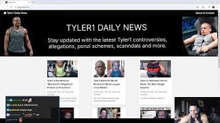 Tyler1 Discovers Hilarious News Site About Himself