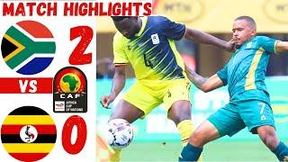 South Africa Vs Uganda Highlights |All Goals Afcon Qualifier ( ITS A MUST SEE)