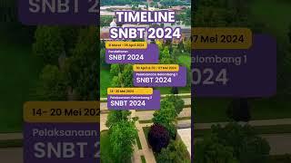 Timeline SNBT 2024 #jadwalsnbt #utbk #masukptn