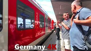Exploring Germany on Foot: From Ludwigsburg To Feuerbach, Stuttgart. Germany 4K