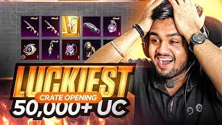 Unexpected 50,000 UC Crate Opening | Luckiest Crate Opening | Luminous M762 & much more!